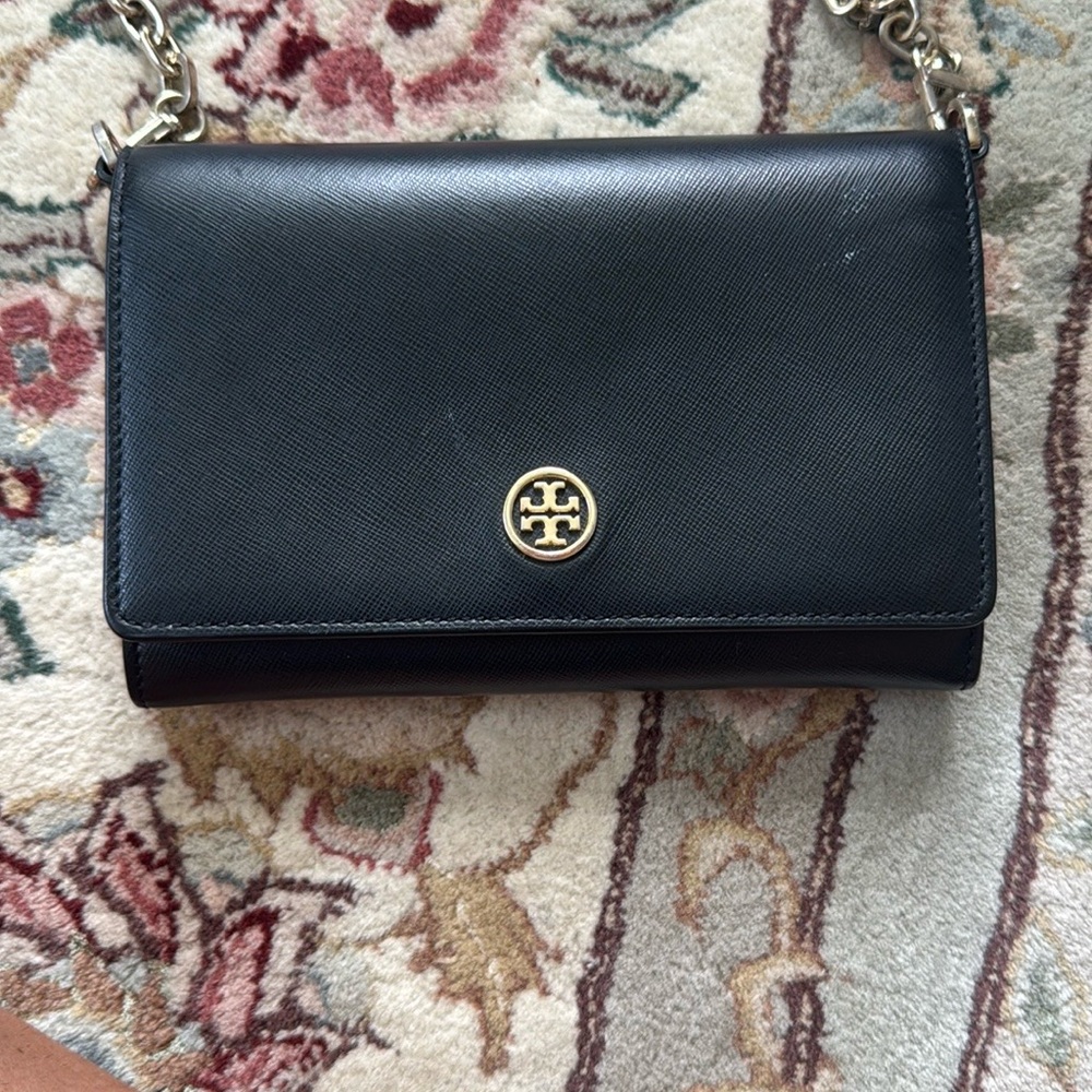 TORY BURCH Crossbody Bag with Gold Chain